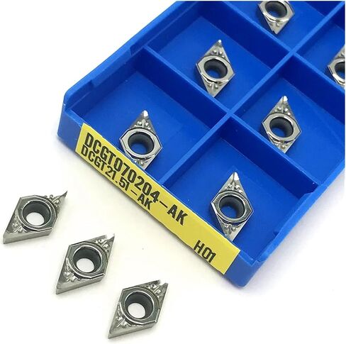 DCGT070204 AK H01 أداة تحويل الألومنيوم Carbide إدراج أدوات المخرطة CNC أداة إدراج أداة القطع DCGT 070204 الألومنيوم (DCGT070202 AK H01) in Saudi Arabia