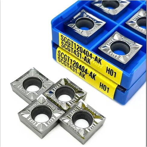 SCGT120402 SCGT120404 AK H01 Aluminum Turning Inserts Lathe Tools CNC Turning Insert Cutting Aluminum Copper Tool(SCGT120404 AK H01) in Saudi Arabia