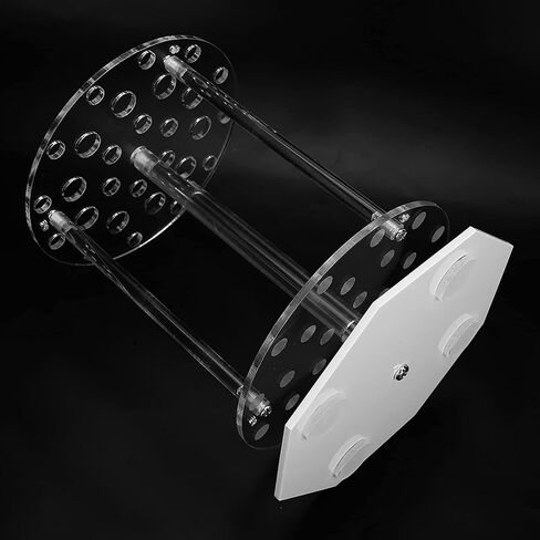 Pipette Rack 28 Holes Plexiglass Round Disc Test Tubing Stand Holder Laboratory Equipment for Chemical Laboratory High Quality Durable Material in Saudi Arabia