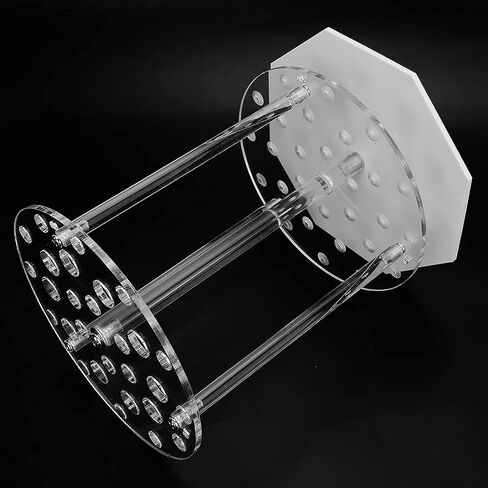 Pipette Rack 28 Holes Plexiglass Round Disc Test Tubing Stand Holder Laboratory Equipment for Chemical Laboratory High Quality Durable Material in Saudi Arabia