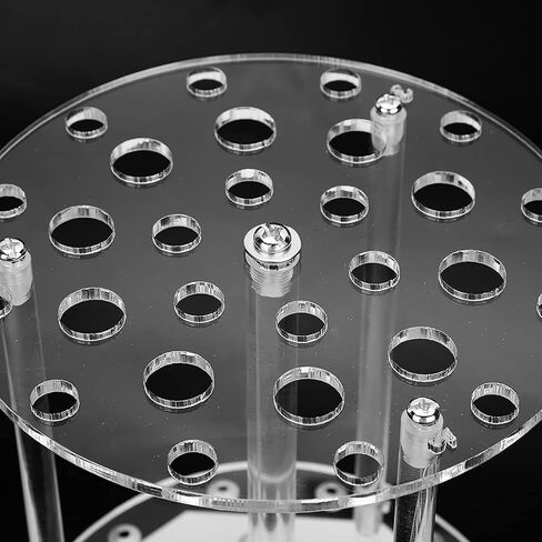 Pipette Rack 28 Holes Plexiglass Round Disc Test Tubing Stand Holder Laboratory Equipment for Chemical Laboratory High Quality Durable Material in Saudi Arabia
