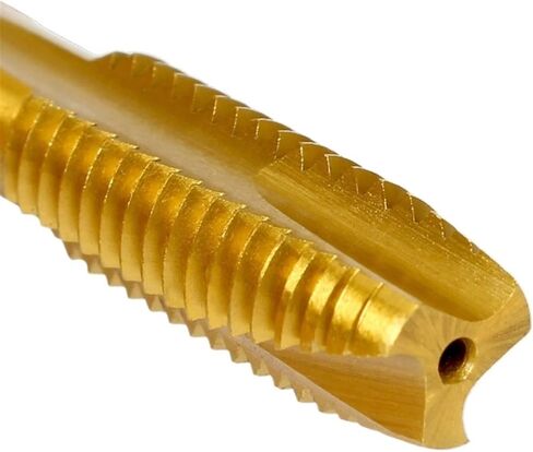 Insert Cobalt Screw Thread Tap Drill Bits Spiral Pointed Flute ST2-ST12 5Pcs(Spiral Tap,5PCS_ST4X0.7) in Saudi Arabia