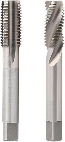 Screw Machine Thread Tap Drill Bits Straight Spiral Flute 1/8-40 3/16-24 1/4-20 5/16-18 3/8-16 3/4-10 7/8-9 1Pcs(Straight Flute,1PC_1I4-20BSW) in Saudi Arabia
