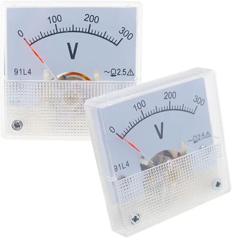 91L4 AC 0-150V 250V 300V 450V Analog Panel Volt Voltage Meter Voltmeter Gauge 1Pcs(250V) in Saudi Arabia