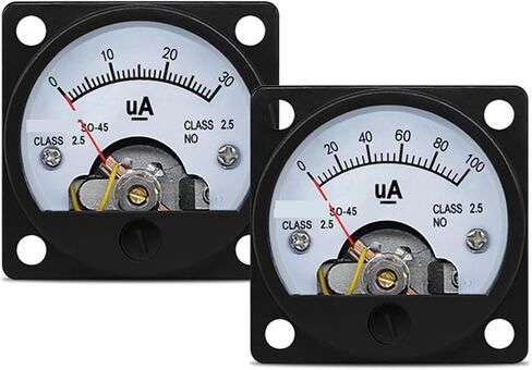 SO-45 DC Microampere Meter Pointer 30UA 50UA 100UA 200UA 300UA 500UA 1000UA PANE 1PCS (500UA) in Saudi Arabia