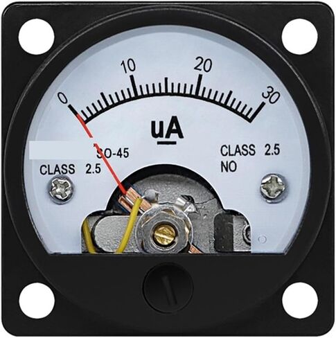 SO-45 DC Microampere Meter Pointer 30UA 50UA 100UA 200UA 300UA 500UA 1000UA PANE 1PCS (500UA) in Saudi Arabia