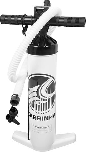 Kite Inflation Pump XL - Heavy Duty - White, Silver/Gray with Black and Red Accents - ABS Plastic Frame in Saudi Arabia