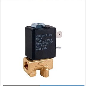 عادةً ما يتم إغلاق N.C 2/2way المفعول المباشر AC230V G1/8INCH النحاس النحاسي الماء 2Position صانعي الصمام اللولبي مفيدة in Kuwait
