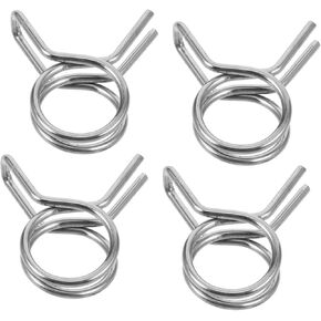 Amosfun 4pcs Oil Pipe Clamp for Fuel Line Hose Spring Clamp Heavy Duty Construction Easy Installation in Saudi Arabia