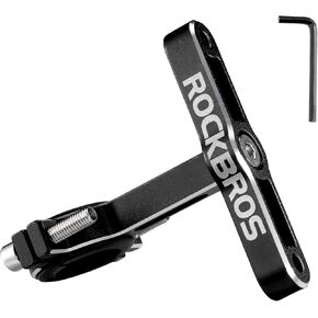 ROCKBROS Bike Bottle Cage Adapter Bicycle Seatpost Handlebar Water Bottle Mount Holder Adjustable Aluminum Bottle Cage for MTB Road Bike Beach Cruiser Black in Saudi Arabia