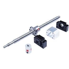 Double nut Ball Screw Control Machine Linear Rails 2pcs HGR20 Square Guide + SFU1610 Ball Screw Set L300-1000mm +4pcs HGW20CC Carriages Blocks for Machine(600mm) in Kuwait