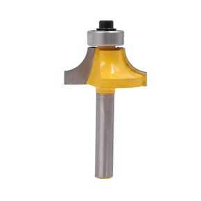 6.35mm Shank Corner Round Over Wood Edging Router Bit Set Bearing Milling Cutter for Woodwork Tungsten Carbide CNC End Mill Carver(No.4 5X8) in Kuwait