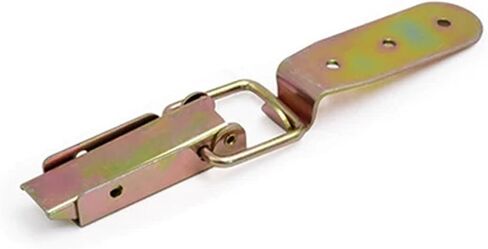 DK505 Two Kinds of Materials Spring Loaded Suitcase Chest Tool Box Locking Toggle Latch Hasp Lock Hardware 1Pcs(5pcs-505-304 Steel) in Saudi Arabia