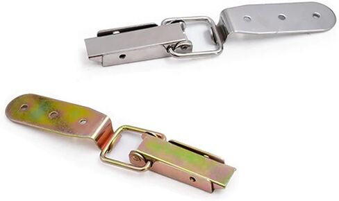 DK505 Two Kinds of Materials Spring Loaded Suitcase Chest Tool Box Locking Toggle Latch Hasp Lock Hardware 1Pcs(5pcs-505-304 Steel) in Saudi Arabia