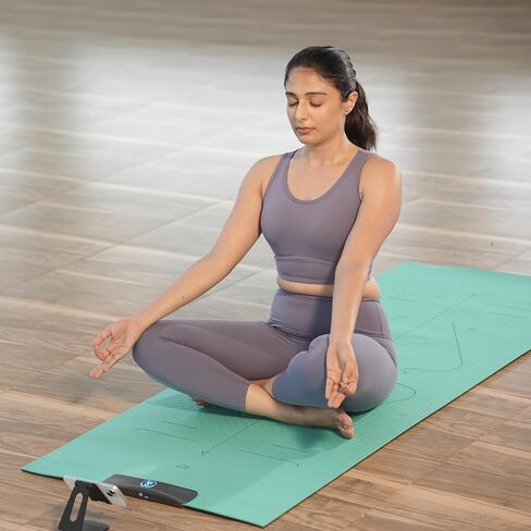 Smart Mat Gen3 - Dark Grey| AI Powered Yoga Mats For Home Workout | Lightweight Yoga Mats of 6mm | Real Time Tracking Exercise Mats For Men & Women in Saudi Arabia
