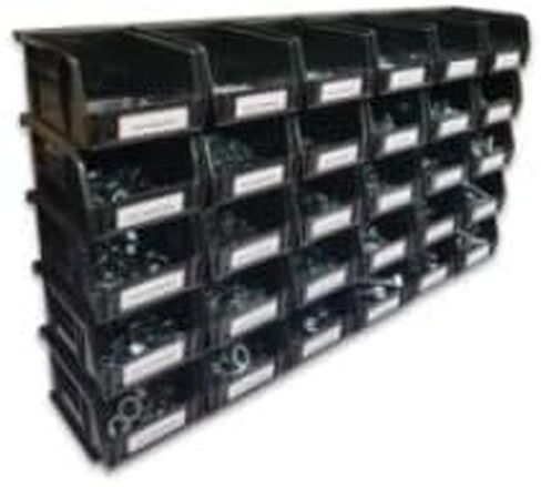 1035 Piece Metric 8.8 Coarse Nut Bolt and Washer Assortment with 30 Plastic Bins in Saudi Arabia