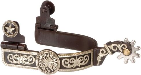 Tough 1 Kelly Silver Star Antique Spurs with Star Ladies in Saudi Arabia
