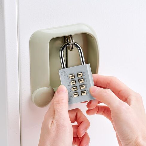 XB35 8-Digit Push Button Combination Padlock, 4 Digit Locking Mechanism, Pink, 1-Pack in Kuwait