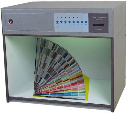 Seven Light Color Assessment Cabinet Color Matching Light Box with 7 Light Sources D65 TL84 UV F CWF U30 A Voltage 110V or 220V for Color Management Fields of Various Industries in Saudi Arabia