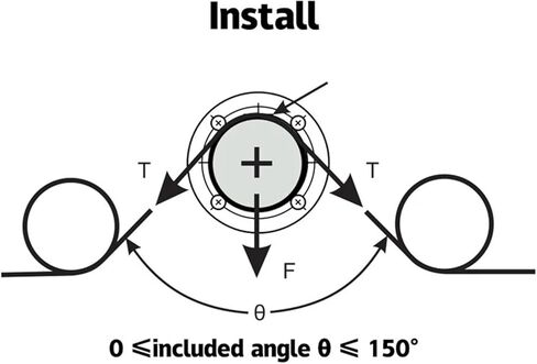DYZL-106 Cantilever Roller Tension Sensor Controller Film roll Weighing Force measu(Rojo) in Kuwait
