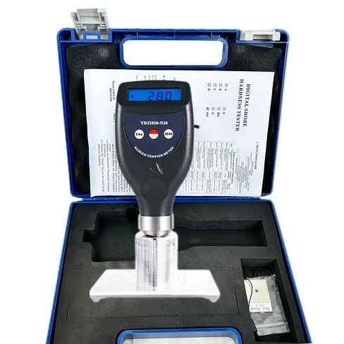 مقياس شاشة التوتر الشاشة لطباعة شاشة الحرير مع نطاق تخطيط نطاق قياس 7-20N/سم 0-25N/سم دقة 0.1 خطأ فني 5 ٪ للأسلاك العامة والصلب in Kuwait