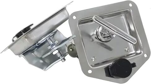 XK126Stainless Steel Trailer Folding T Compression Handle Paddle Latch RV Truck Toolbox Lock for Drawer 1Pcs in Saudi Arabia