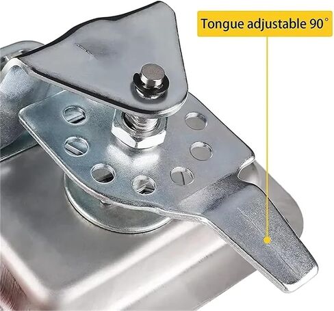 XK126Stainless Steel Trailer Folding T Compression Handle Paddle Latch RV Truck Toolbox Lock for Drawer 1Pcs in Saudi Arabia