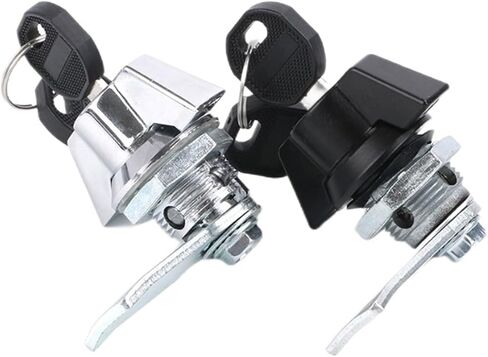 MS 748-1-2Handle Cabinet Cam Lock for Storage-Box Jewelry Case Mail Box Electronic File 1Pcs(1 Black falt Tongue) in Saudi Arabia