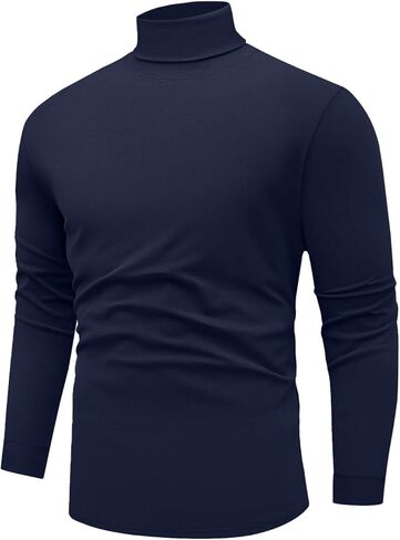 Sailwind Men's Lightweight Turtleneck Shirts Long Sleeve Thermal Pullover Sweater in Saudi Arabia