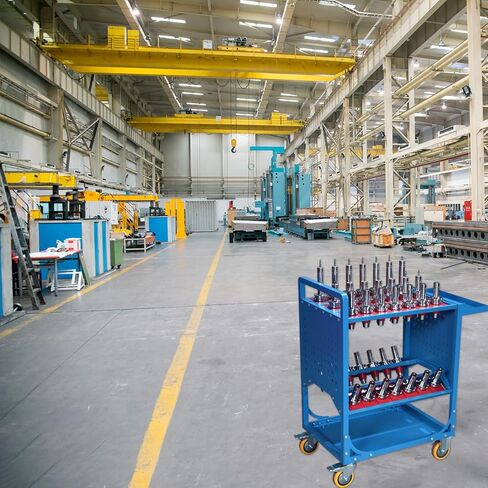 أداة الأدوات العامة 40 حامل أداة Taper Tool Tool CNC CART CAT40 TOLLEY TROLLEY BT40 SERVICE CRATS CNC Machine Tool Servic in Kuwait