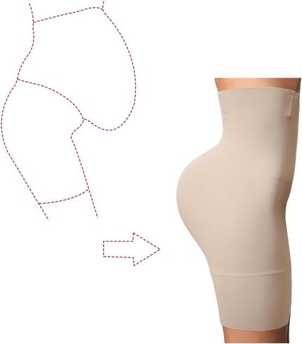 Seamless High Waist Control Panties Slimming Tummy Waist Trainer Body Shaper Shapewear Women's Sheath Flat Belly Butt Lifter in Saudi Arabia
