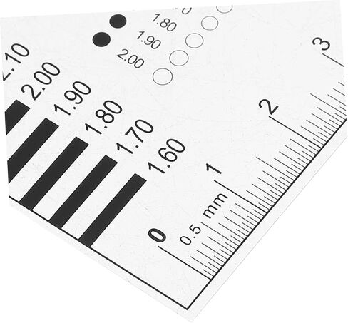 Cabilock High Precision Gauge for Flaw Detection Millimeter Measuring Tool Sec Measurement Chart Detection in Saudi Arabia