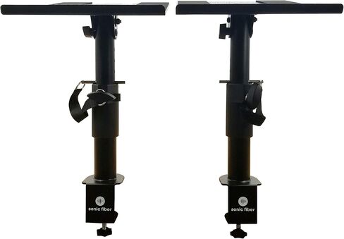 Studio Monitor Speaker Stand Pair - Desktop Speaker Stands - Clamp Stand V2 in Saudi Arabia