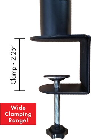 Studio Monitor Speaker Stand Pair - Desktop Speaker Stands - Clamp Stand V2 in Saudi Arabia