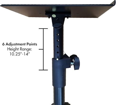Studio Monitor Speaker Stand Pair - Desktop Speaker Stands - Clamp Stand V2 in Saudi Arabia