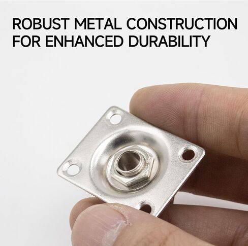 Soundspire Square Guitar Jack Plate, 1/4" Metal Input/Output Socket for Electric Guitar/Bass (Black, with Mounting Screws) in Kuwait