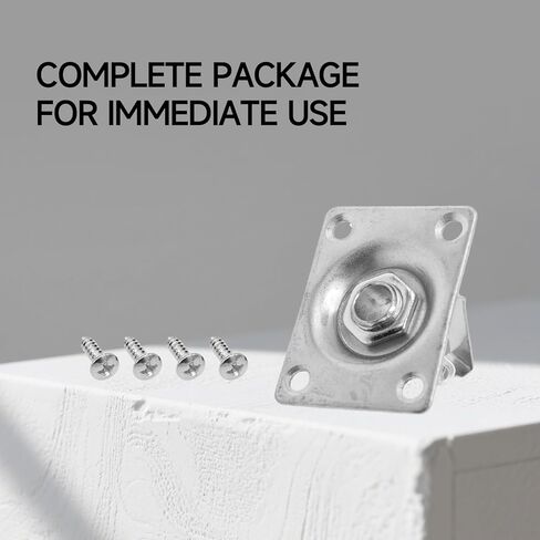 Soundspire Square Guitar Jack Plate, 1/4" Metal Input/Output Socket for Electric Guitar/Bass (Black, with Mounting Screws) in Kuwait