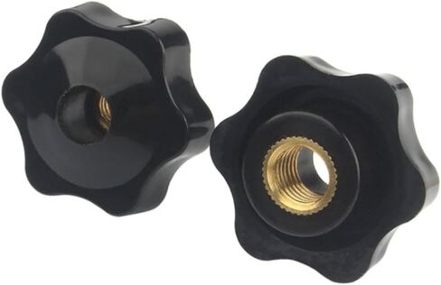 5pcs يدوي البرقوق الأسود تشديد المكسرات M5 M6 M8 M10 Plum Bakelite اليد شد مقبض الجوز in Kuwait