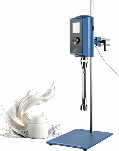 Digital Display Dispersing Homogenizer, w/Support Stand, 500 w High Shear Dispersion Emulsifiing Machine, Stable Base in Saudi Arabia