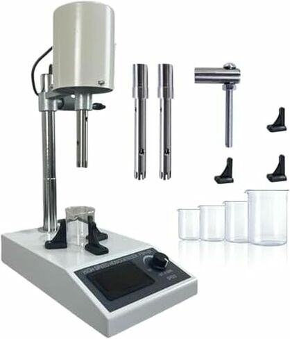 Laboratory dispersing Mixer with 2 Heads, Digital Display, High Speed homogenizer, Adjustable Speed 8000~22000RPM, for emulsification and dispersing in Saudi Arabia