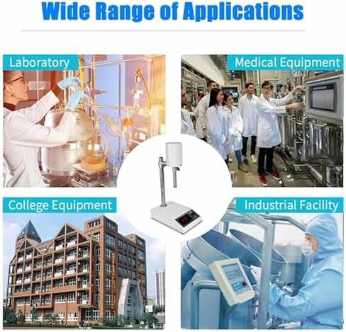 Laboratory dispersing Mixer with 2 Heads, Digital Display, High Speed homogenizer, Adjustable Speed 8000~22000RPM, for emulsification and dispersing in Saudi Arabia