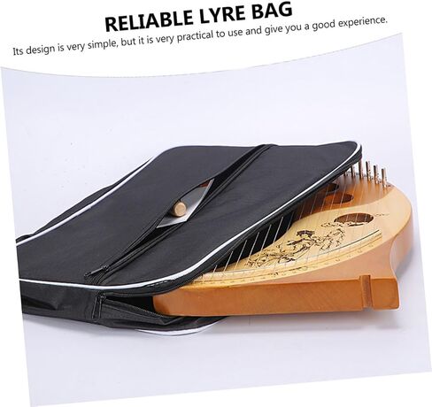 2pcs Lyre Bag Thickened Handheld Carrying Case for String Polyester Storage Pouch Shoulder Straps Convenient Music Instrument Travel in Saudi Arabia