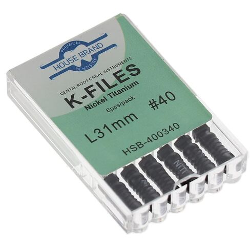 400340 HSB ماص K-Files NITI 31MM #40 6/PK in Saudi Arabia