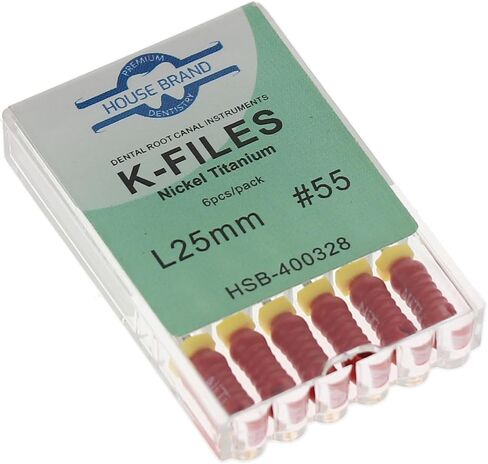 400328 HSB ماص K-Files NITI 25MM #55 6/PK in Saudi Arabia