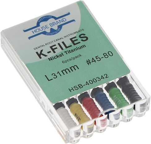 400342 HSB ماص K-Files NITI 31MM #45-80 6/PK in Saudi Arabia