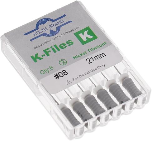 400300 HSB ماص K-Files NITI 21mm #08 6/PK in Saudi Arabia