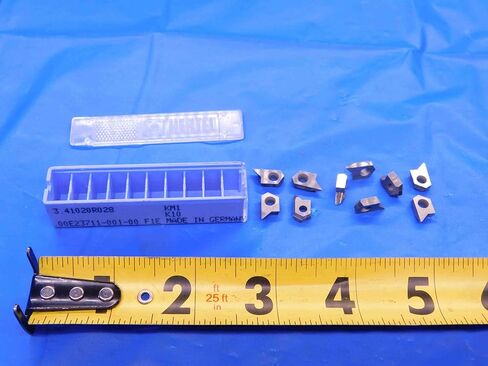 M & J Tooling LLC 10pcs HERTEL 3.41020R028 KM1 K10 Carbide Grooving Inserts 00E23711-001-00 - CB3775RDT in Saudi Arabia