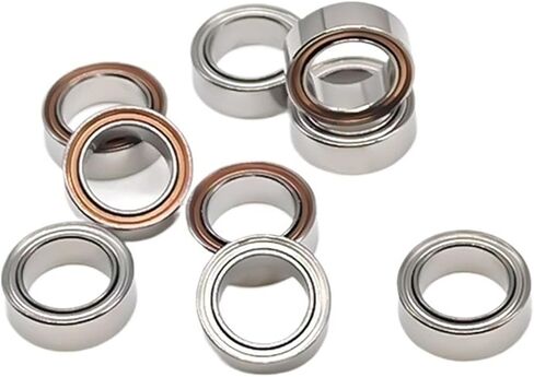 10PC R168ZZ Bearing 6.35x9.525x3.175mm Double Shielded Motor Miniature R168 Z ZZ Ball Bearings R168Z in Saudi Arabia