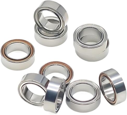 10PC R168ZZ Bearing 6.35x9.525x3.175mm Double Shielded Motor Miniature R168 Z ZZ Ball Bearings R168Z in Saudi Arabia