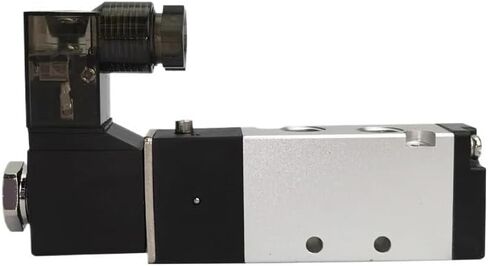 1PCS 4V110-06 Air 2-position 5-way electro-pneumatic with pneumatic connector solenoid valve DC12V DC24V AC220v AC110V AC36V(With 6mm fittings,AC220V) in Saudi Arabia